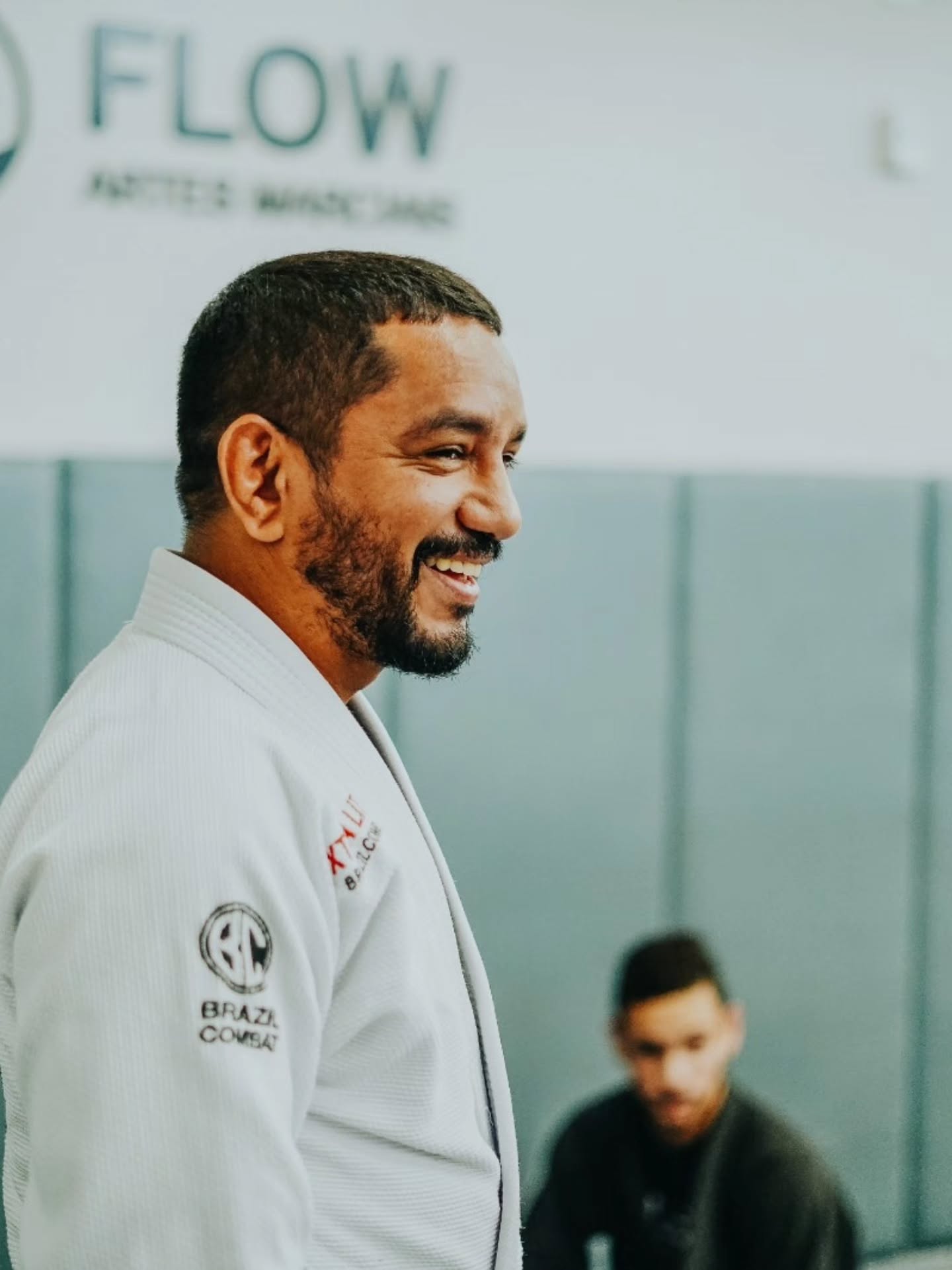 Professor Bergue Silva, líder da Flow Artes Marciais